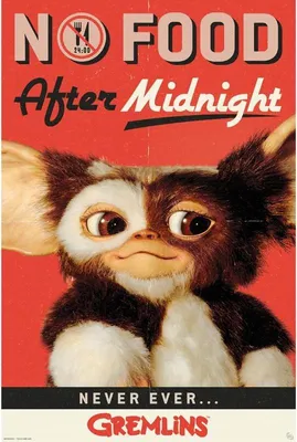 Produktbild von Gremlins Poster NO Food after Midnight multicolor Standard
