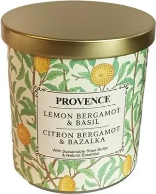 Obrázek produktu pro Svíčka Ve Skle Citron Bergamon Bazalka 8X9Cm 206G