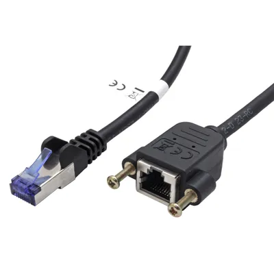Obrázek produktu pro Goobay 65645, 5 m, Cat6a, S/FTP (S-STP), RJ-45, RJ-45, Černá