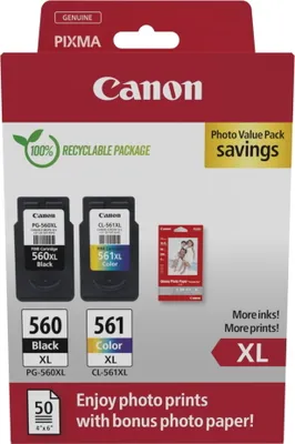 Immagine prodotto di Canon Pg-560Xl/Cl-561Xl Foto Value Pack