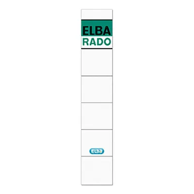 Produktbild von Elba Spine Label for Lever Arch Files 190 x 34 mm White-Green, 3,4 cm, 19 cm