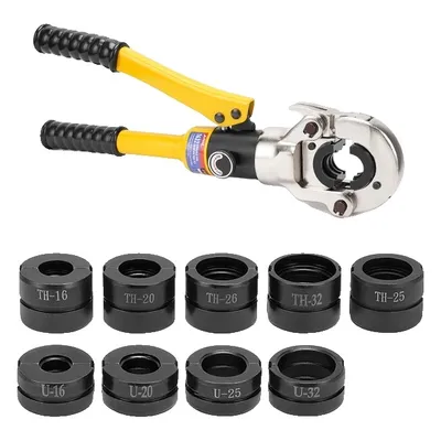 Produktbild von Hydraulische Pex-Rohrklemmwerkzeuge, Europäisches Lager, Kompatibel mit Pex, Edelstahl- und Kupferrohren, TH und U
