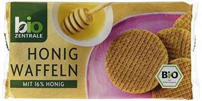 Image de BioZentrale Gaufrettes au mielavec 16% de miel 3 x 175g paquet de 3