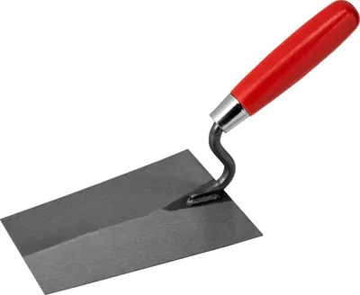Produktbild von Eckige Kelle 160 mm, mit gehärteter und polierter Klinge und S-Hals