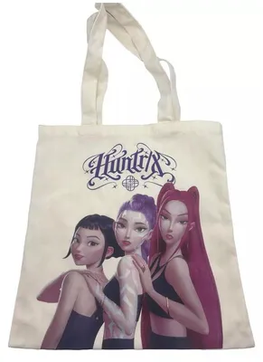 Obrázok produktu pre Nákupná taška s motívom K-pop skupiny Demon Hunters, rozmer 41 cm