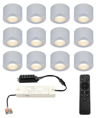 Produktbild von hoftronic LED Aufbaustrahler 12x 3W 200lm 2700K IP44 dimmbar