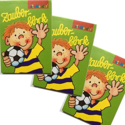 Produktbild von Fussball Zauberblock Set 8 tlg.
