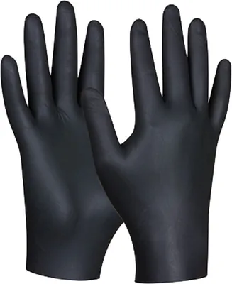 Produktbild von Einweghandschuhe Black Nitril Gr. M, 80er Pack