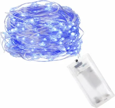 Obrázek produktu pro LED řetěz Nano - 2m, 20LED, 2xAA, modrá
