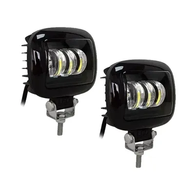 Image de Projecteur à LED, puissance 27W, design étanche, carré Noir
