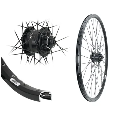 Produktbild von Aggro-X 28 Zoll Vorderrad 19-622 Hohlkammer Disk Shimano DH3D32 Nabendynamo 6-Loch 6V/3W