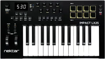 Obrázok produktu pre Nektar Impact LX25 mk3 Black MIDI keyboard