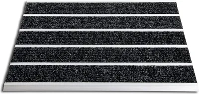 Immagine prodotto di Stuoia per porta in alluminio a fibra grossa Select Mat Ribbed 42 x 60 cm