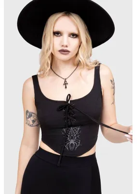 Image de KILLSTAR - Corset, modèle Grimwatch, taille XL