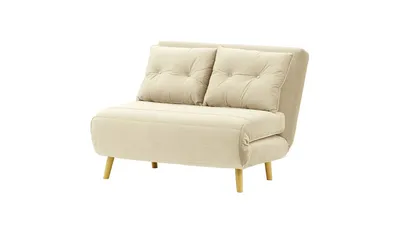Produktbild von SLF24 - Ausklappbaresofa Flic 103 cm - hellbeige - Velluto 2