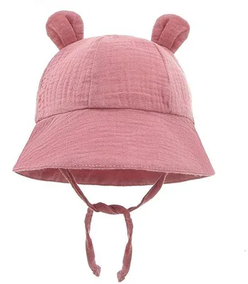 Immagine prodotto di Cappellino da sole per bambini e bambine - Protezione UV - Cappellino estivo - Unisex - Cappellino per neonati - Cappellino da spiaggia - Antirughe - Cappellino per neonati - con protezione UV - per bambini