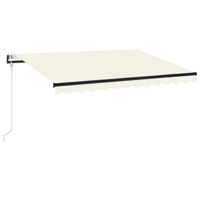 Immagine prodotto di Tenda da sole automatica vidaXL con LED e sensore del vento, 350x250 cm, color crema