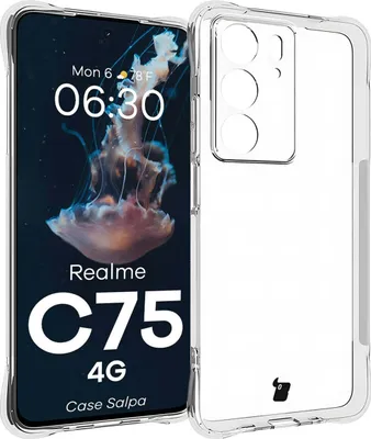 Produktbild von Bizon Case Salpa Flexible Hülle für Realme C75 4G, Transparent