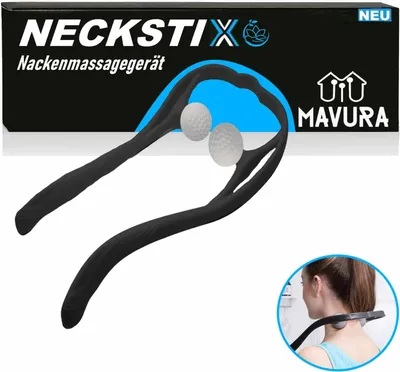 Obrázek produktu pro Masážní přístroj na krk NECKSTIX Masážní přístroj na krk Samomasáž krku