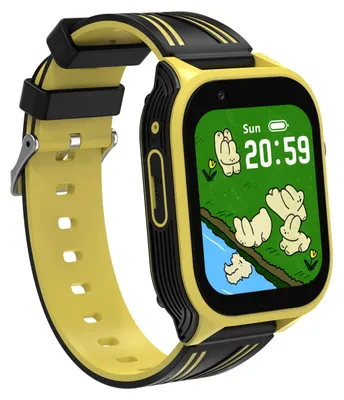 Obrázek produktu pro Dětské chytré hodinky s GPS a 4G voláním, žluté