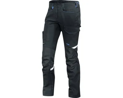 Produktbild von Uvex 8968810, Hosen, Frau, Blau, Graphit, Weiß, 7 Taschen, Baumwolle, Polyester, 245 g/m²