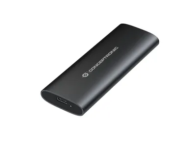 Produktbild von Conceptronic DANTE04B M.2 SATA/NVMe SSD-Gehäuse USB-C