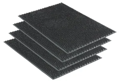 Produktbild von Astra Fußmatte für Außen ZOE 4ER SET Grau 40 x 60 cm