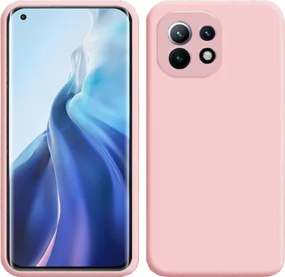 Produktbild von Xiaomi Mi 11 Hülle, LaimTop Flüssig Silikon Soft Gummi Schutzhülle für Xiaomi Mi 11 Rosa