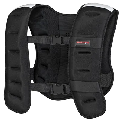 Productafbeelding van SPORTNOW Gewichtsweste 10 KG, trainingsweste met reflecterende strepen