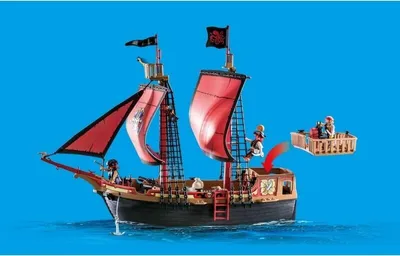Produktbild von PLAYMOBIL 70411 Pirates Totenkopf-Kampfschiff