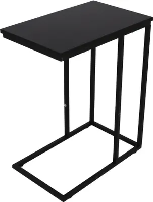 Produktbild von SensaHome – Antiker Beistelltisch aus Holz – Sofa-Blumenregal – 48 x 30 x 59 cm – Schwarz
