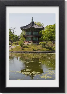 Produktbild von Bild 20x30 MDF-Rahmen, Wandkunst Japanischer Park