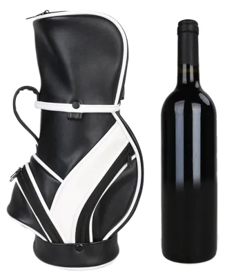 Image de Sac portable pour bouteille de vin avec doublure isolante