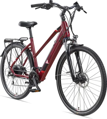 Produktbild von Telefunken trekingový e-bike pre ženy | elektrický bicykel 28 palcov | 24-rýchlostný prevod | zadný motor 250 W | batéria 417,6 Wh | e-trekkingový bicykel city pedelec