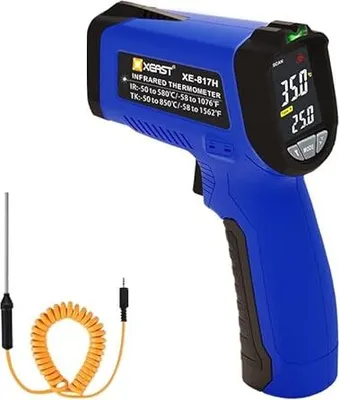 Image de Thermomètre infrarouge K-Probe -50 ° C ~ 580 ° C Thermomètre IR sans contact laser numérique-émissivité réglable