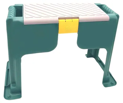 Image de Tabouret de jardin avec compartiment de rangement Banc pour les genoux Banc de travail Tabouret pour les genoux Protection des genoux
