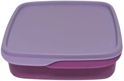 Image de Boîte à lunch écologique 550 ml avec séparateur, pour l'école, bleue