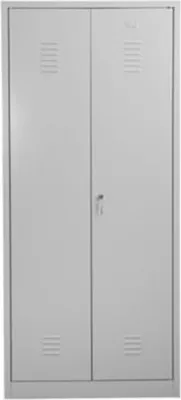 Produktbild von Metallspind Dolphin | HxBxT 180x80x50 cm | Zylindereschloss | Grau