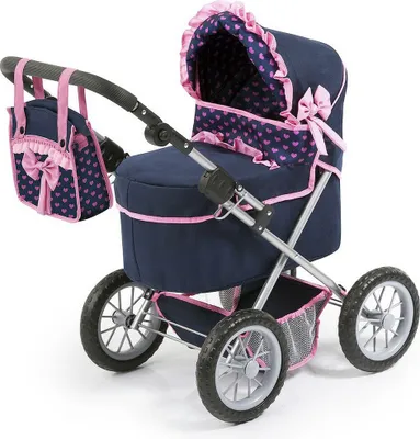 Obrázok produktu pre Kolíska pre bábiky Reig 45 cm námornícka modrá