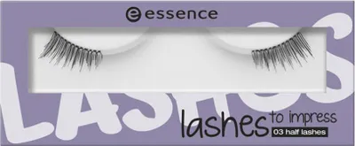 Image de essence Cils artificiels To Impress 03 Half Lashes (1 paire), 2 pces