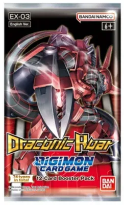 Produktbild von Digimon Card Game - EX03 - Draconic Roar Booster - englisch