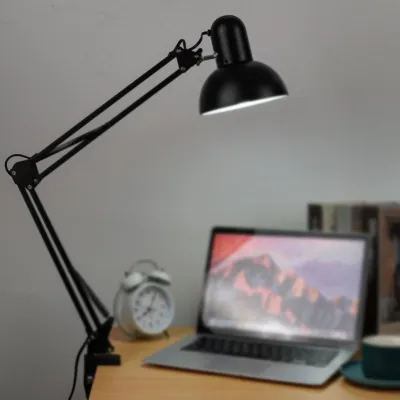 Obrázek produktu pro LED čtecí lampa s klipem Flexibilní nastavitelná stolní lampa pro studium, tetování, vyšívání, opravy Černá