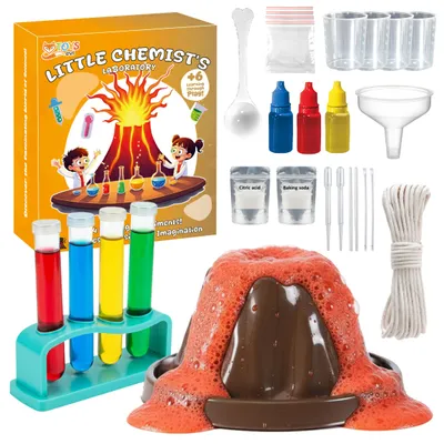Produktbild von Lern-Spielzeug 14 Wissenschaftliche Experimente Vulkan Kleiner Chemiker Set