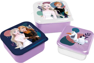 Immagine prodotto di Set di 3 contenitori per la colazione Frozen - Elsa e Anna