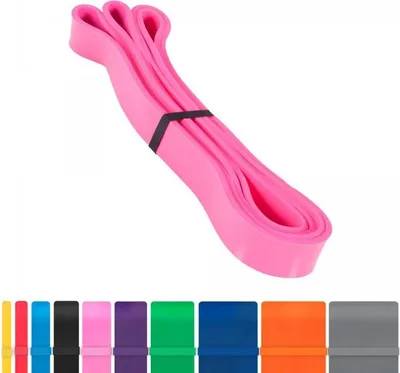 Produktbild von GORILLA SPORTS® Fitnessbänder - 29mm dicke, Rutschfeste, Elastische, Naturlatex - Widerstandsbänder, Resistance Bands, Gymnastikband, Trainingsband