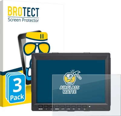 Produktbild von 3x BROTECT Entspiegelungs Schutzglas für Feelworld FW759 7" Schutzfolie Panzer Folie Glas Display Schutz matt
