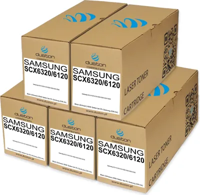 Produktbild von 5x SCX6320/6120, SCX-6320D8 Toner Druckertoner Patrone Schwarz kompatibel mit Samsung SCX6120 SCX6122 SCX6220 SCX6320 SCX6322 SCX6520
