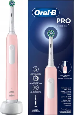 Produktbild von Oral-B | Elektrische Zahnbürste - Pro Series 1 - Rosa - 3 Reinigungsmodi - Professioneller Timer