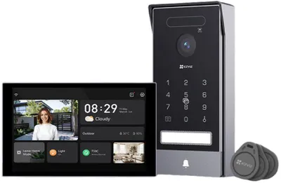Zdjęcie produktu dla EZVIZ HP7 PRO 4K, 20,3 cm (8"), 1280 x 800 px, H.264, H.265, 3840 x 2160 px, CMOS, 25,4 / 2,8 mm (1 / 2.8")