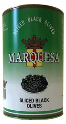 Obrázek produktu pro Černé nakrájené olivy v nálevu 4,35 kg